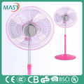 12 inches Pink Mini stand Fan With 4 Blades In Mast 2016